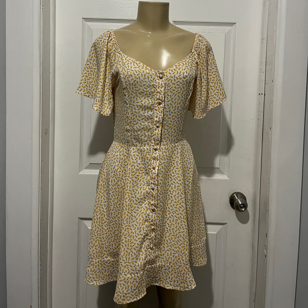 Sienna Sky Yellow Sundress